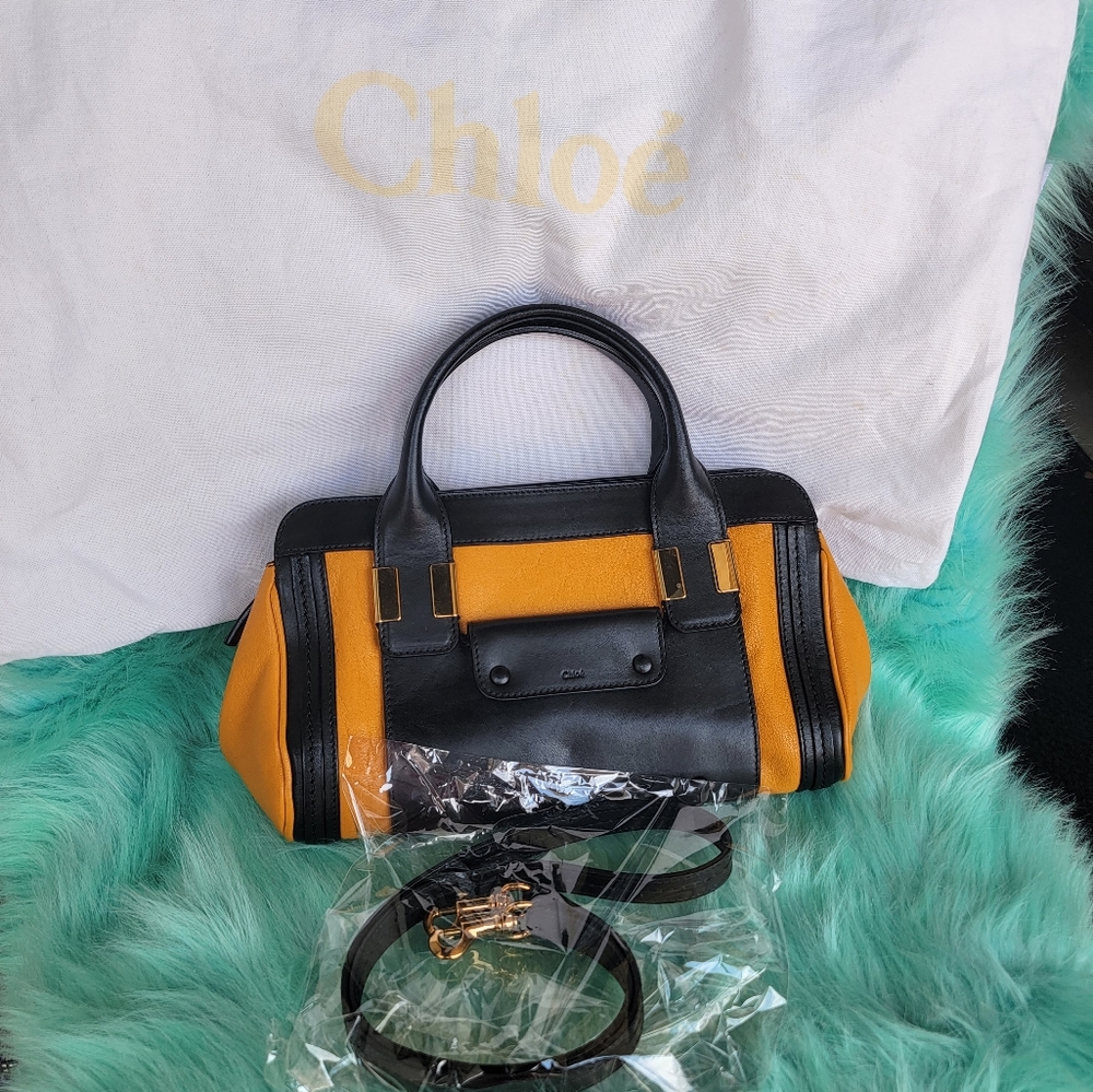 AUTHENTIC CHLOE CROSSBODY BAG Two toned